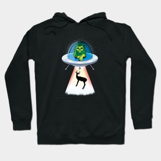 Funny hunting lion alien Hoodie